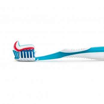 Toothbrush with paste