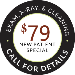 $79 New Patient Special stamp